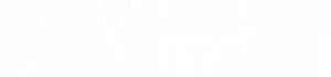 Made in Britain logo white