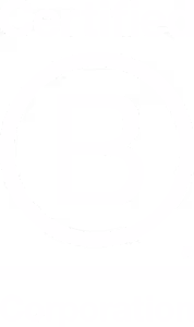 B Corp logo white