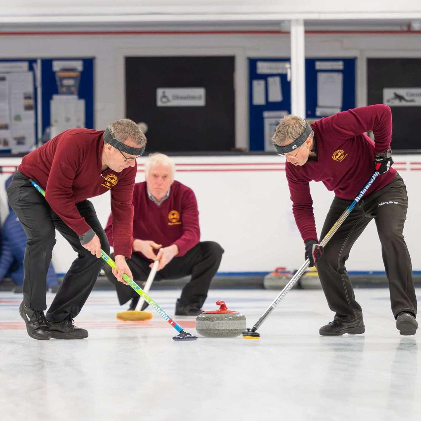 Rezon Halos® brain protection being worn in curling.
