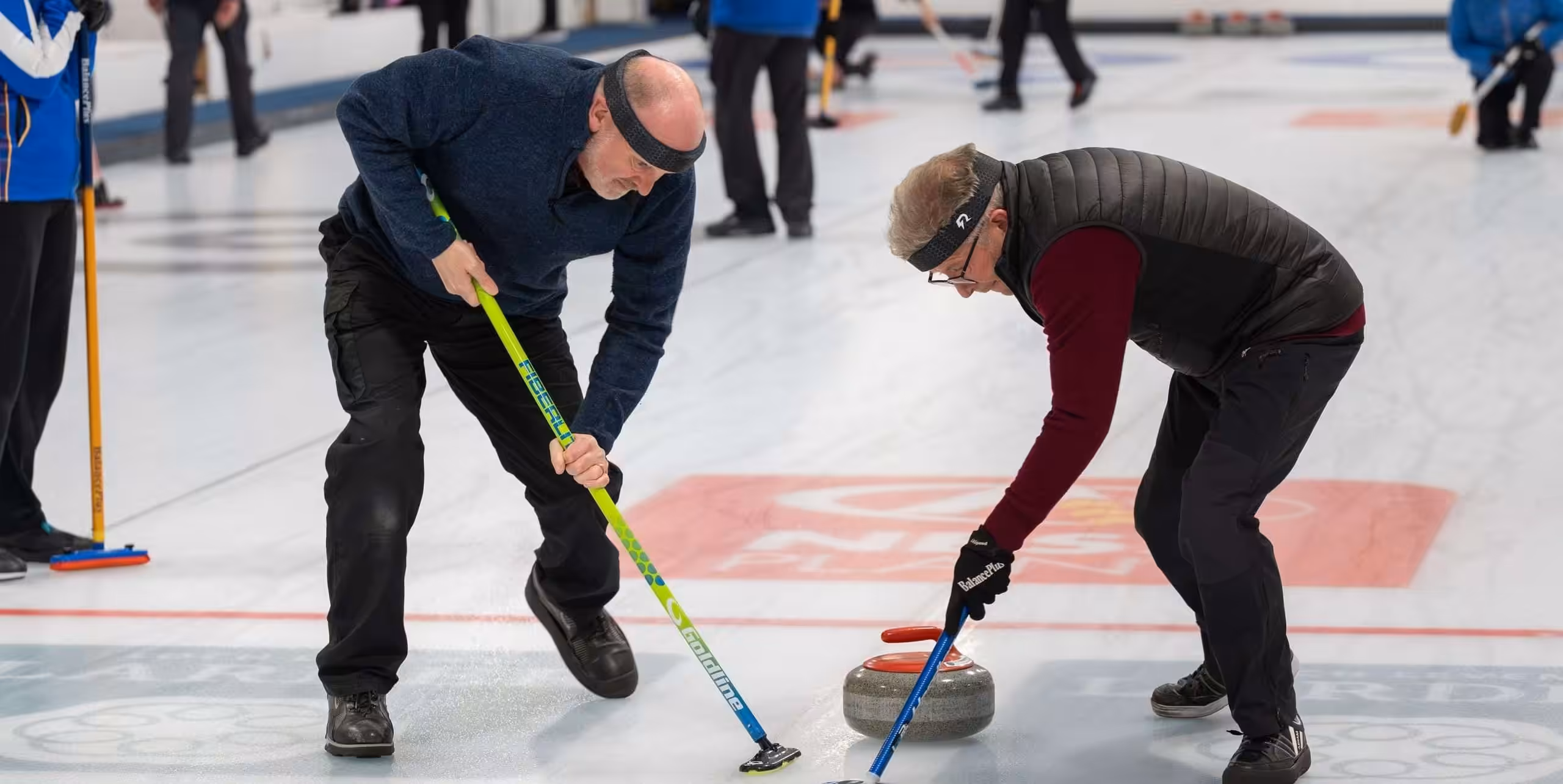 Rezon Halos® brain protection being worn in curling.