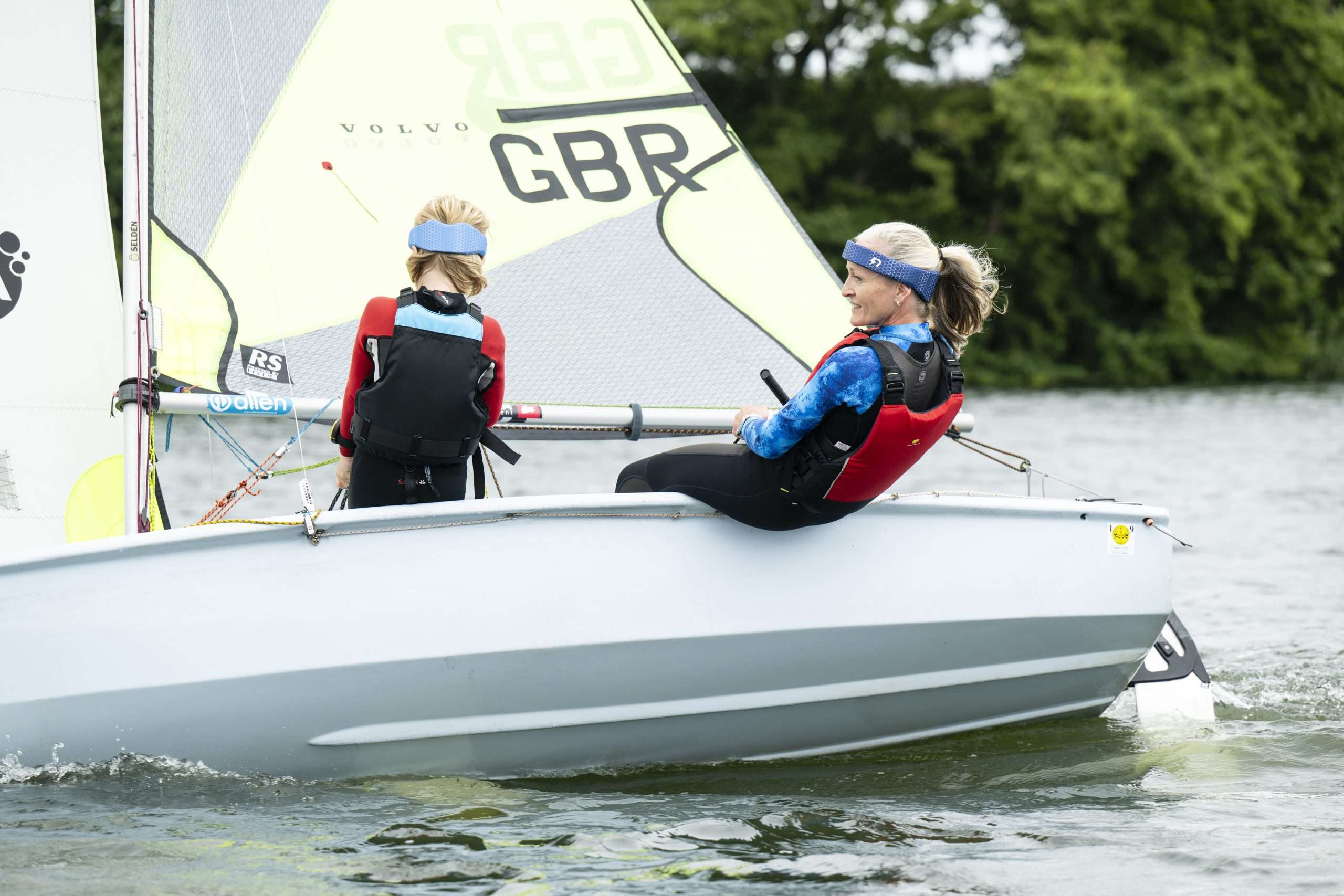 A sailor wearing Rezon Halos® brain protection.