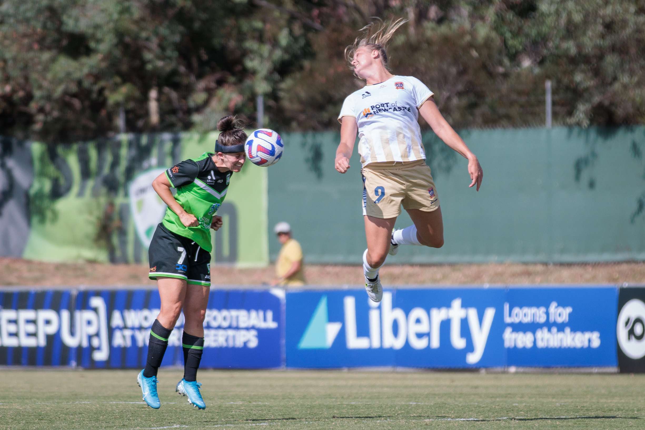 Rezon Halos® being worn in women's football.