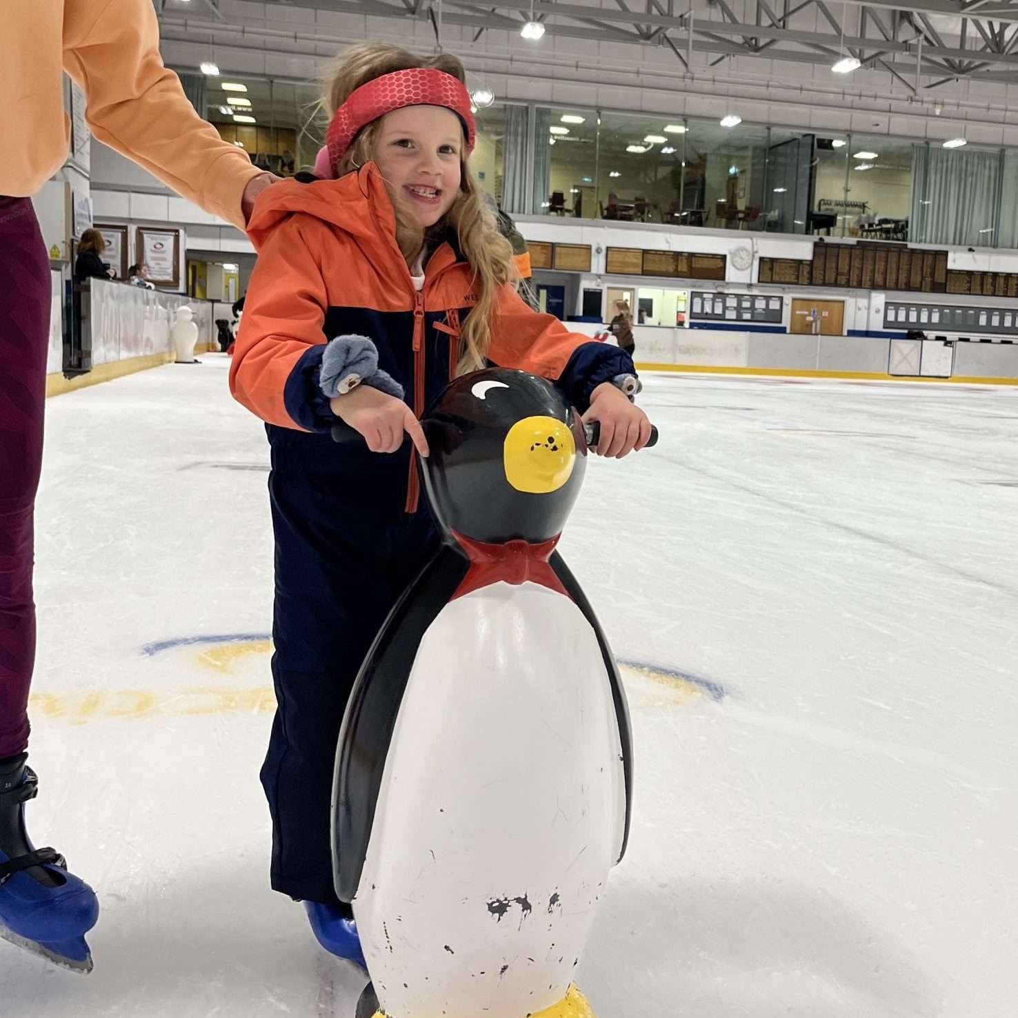 Rezon Halos® being worn for ice skating.